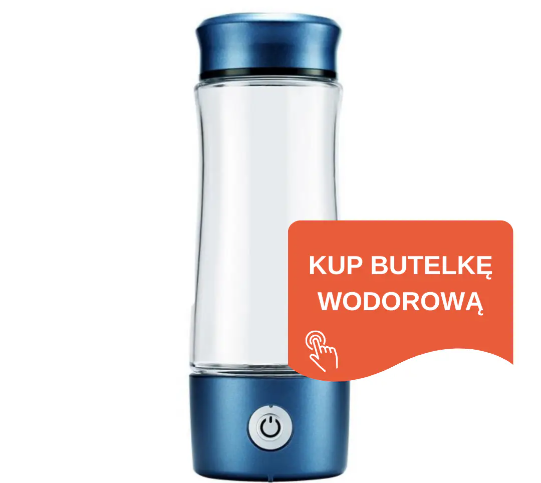 Szklana butelka wodorowa CA-303 do przygotowywania wody nasyconej wodorem